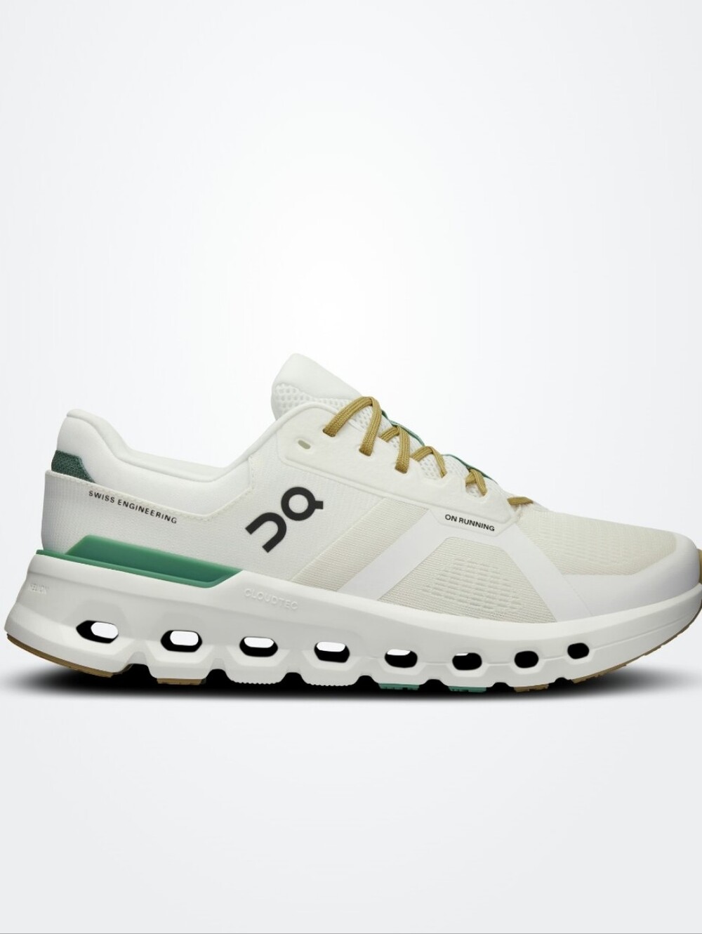 New On Cloud White & Green Men's Cloudrunner 2 Running Shoes Sneakers 14